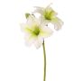 Kunstblume Taglilie NEULIDA mit Blüten, weiß-grün, 65cm, Ø11cm