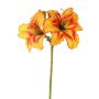 Kunstblume Taglilie NEULIDA mit Blüten, orange-rot, 65cm, Ø11cm