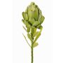 Textil Artischocken Blüte JENBALA, grün, 35cm, Ø7cm