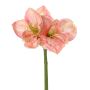 Amaryllis künstlich NARWELA, pink-rosa-grün, 70cm, Ø10-13cm