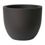 Runder Pflanztopf ETRION aus Kunststoff, schwarz, 61cm, Ø74cm