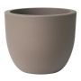 Runder Pflanztopf ETRION aus Kunststoff, taupe, 44cm, Ø54cm