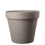 Pflanztopf NUVENS aus Terrakotta, outdoor, taupe, 54cm, Ø60cm