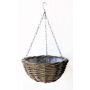 Rattan Pflanzkorb Hängeampel RAZA, braun, 12/50cm, Ø40cm
