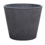 Pflanztopf SUAVIA aus Holzbeton, outdoor, anthrazit, 49cm, Ø60cm