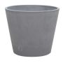 Pflanztopf SUAVIA aus Holzbeton, outdoor, grau, 49cm, Ø60cm