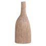 Flaschenvase PHILLIPA aus Terrakotta, mit Maserung, taupe, 20x14,2x51cm