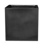 Fiberstone Blumentopf VELDORA, 3 Stück, outdoor, schwarz, 20x20x20cm, 30x30x30cm, 40x40x40cm