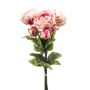 Pfingstrosen Bund künstlich VATANA, rosa-pink, 50cm, Ø18cm
