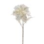 Kunstblume Weihnachtsstern SIRAMMA, Glitzer, perlmutt, 80cm