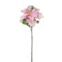 Große Kunstblume Weihnachtsstern NILLAME, rosa, 100cm