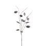 Kunstzweig Silberblatt PIORENA, grau-blau, 80cm