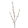 Künstlicher Kätzchenweiden Zweig NIELSON mit Blüten, zartrosa, 80cm