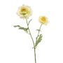 Dekoblume Ranunkel LOLYN, grün-creme, 65cm