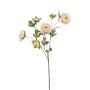 Kunstzweig Ranunkel DAVELLA, rosa-creme, 80cm