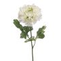Künstliche Ranunkel ULISAN, creme-grün, 60cm, Ø14cm