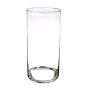 Boden Blumenvase Zylinder SANYA AIR aus Glas, transparent, 70cm, Ø19cm