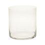 Boden Blumenvase Zylinder SANYA AIR aus Glas, klar, 50cm, Ø19cm