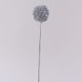 Künstlicher Allium HELLA, Glitzer, silber, 45cm, Ø8cm