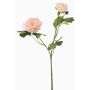 Dekozweig Ranunkel Blumenzweig FLORANCE, rosa-lachs, 45cm