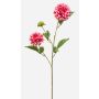 Kunstzweig Dahlie CEVAST, rosa, 70cm, Ø7-8cm