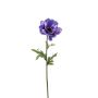 Kunstblume Anemone URASSAYA, blau-lila, 45cm