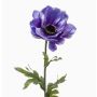 Kunstblume Anemone URASSAYA, blau-lila, 45cm