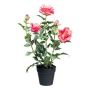 Künstliche Blume Rose FURHYN im Dekotopf, pink, 60cm