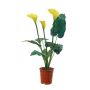 Kunstblume Calla KESTREN, gelb, 55cm