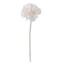 Kunstblume Nelke ODILIANA mit Glitzer, weiß, 25cm