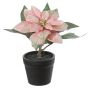 Kunstblume Weihnachtsstern DAYLANA im Dekotopf, rosa, 15cm