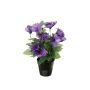 Kunstblume Petunie EIGORAN im Dekotopf, violett, 28cm