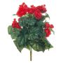 Künstliche Blume Begonie NELISSA auf Steckstab, rot, 30cm