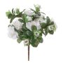 Kunstblume Azalee ZANIASA auf Steckstab, weiß, 18cm