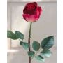 Kunst Rose SAPINA, rot-grün, 60cm, Ø6cm