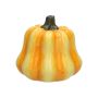 Dekofigur Kürbis KAITLYNN aus Keramik, orange, 10cm, Ø10cm
