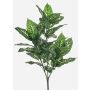 Künstliche Pflanze Dieffenbachia ELSAWA auf Steckstab, grün, 70cm
