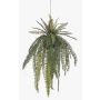 Deko Schwertfarn Blumenampel MAXROL, Erdballen, Wurzeln, hängend, grün, 85cm
