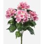 Künstliche Hortensie DORJA auf Steckstab, rosa, 40cm