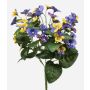 Stiefmütterchen künstlich NORHA auf Steckstab, gelb-blau-lila, 30cm
