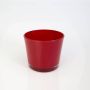 Pflanztopf aus Glas ALENA, rot, 12,5cm, Ø14,5cm