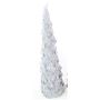 Kunstpflanzen Kegel Weihnachtsstern TILINNA, silber, 60cm