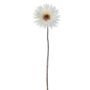 Kunstblume Gerbera HAROKI mit Glitzer, weiß, 60cm