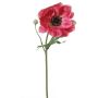 Künstliche Blume Anemone ORTLARA, dunkelrosa, 40cm