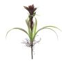 Kunstblume Guzmania TORVINA mit Wurzeln, Steckstab, violett, 40cm