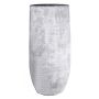 Deko Vase AGAPE, Keramik, mit Maserung, betongrau, 60cm, Ø29cm
