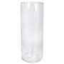 Blumen Vase SANYA OCEAN, Glas, Zylinder, klar, 50cm, Ø19cm