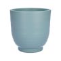 Übertopf DARWONU, Keramik, hellblau-matt, 14cm, Ø13,5cm