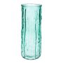 Deko Vase ANJANKA aus Glas, türkis, 25cm, Ø9,5cm