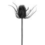 Künstliche Blume Edeldistel DRINTA, schwarz, 75cm